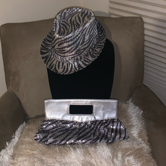 Accessories - Sequin Hat and Purse Set